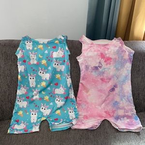 Bundle Gymnastics outfit | Leotard Butterfly Prints